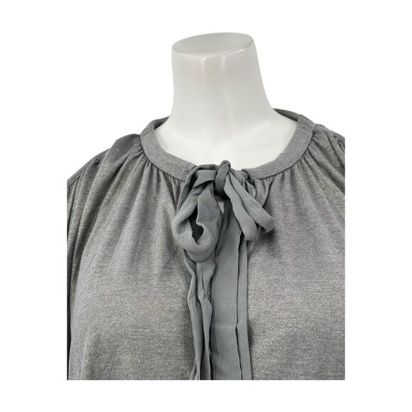 Deletta Anthropologie Top Womens XS Small Tulay Open Shoulder Oversized Flowy - Picture 2 of 8